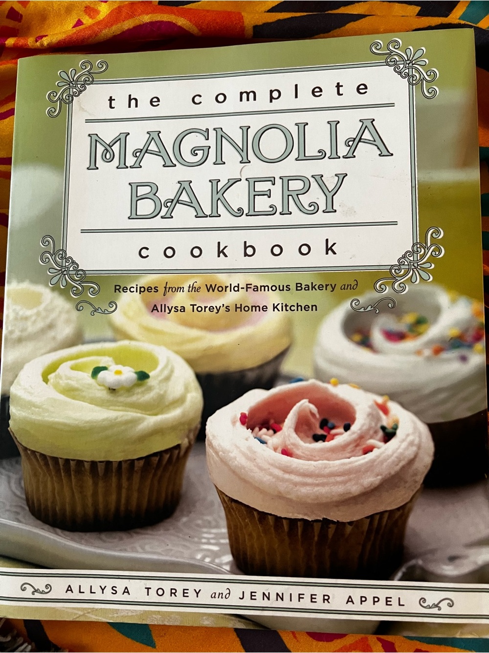 Magnolia Bakery Cookbook - Green and Pink Cover